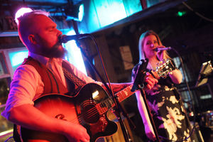 Michaela Wylde and Ben Folger. Pictures from: Albert's Shed