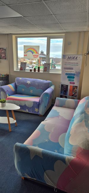 The inside of the new centre