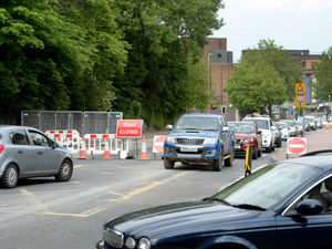 Supporting image for story: Queues in Dudley as West Midlands Metro roadworks start at Castle Hill