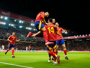 Supporting image for story: Defending champions Spain reach Nations League quarter-finals after Serbia win