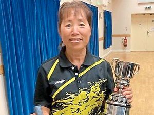 Supporting image for story: Frank loses his singles crown to brother George in Kidderminster table tennis league