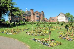 EXPRESS & STAR.......COPYRIGHT...DAVID HAMILTON........SANDWELL PIC...STOCK PIC.....GV...Exterior at Haden Hall, showing the garden, Haden Hill Park, Cradley Heath.