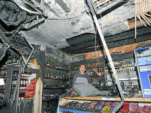 Supporting image for story: Fire at Cradley shop causes thousands of pounds damage