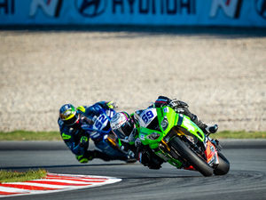 Supporting image for story: Newport's Tom Booth-Amos gets bumped off course in Spain