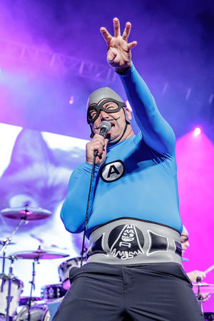 Aquabats supporting Bowling For Soup at the O2 Academy in Birmingham. Pic: Chris Bowley