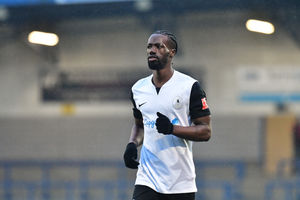 Jahdahn Fridye-Harper made his AFC Telford United debut on Saturday (Pictures: Kieren Griffin Photography)