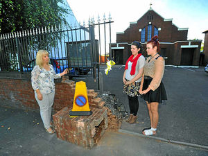 Supporting image for story: Wall wrecked in Wolverhampton van theft