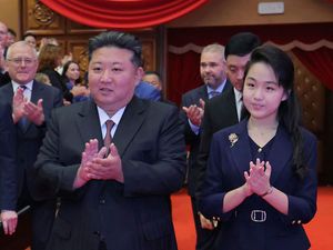 Supporting image for story: Possible succession hint as Kim Jong Un brings daughter on trip to China