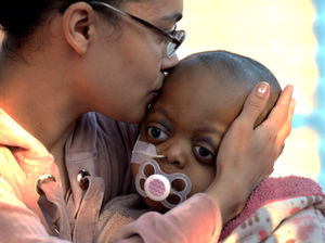 Charlotte Edie with her daughter Kimora Edie in 2018.