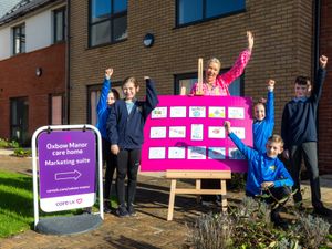 Supporting image for story: Shrewsbury pupils get crafting to support new care home