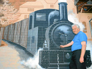Supporting image for story: Artwork steams into Welshpool
