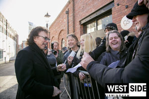 Tony Iommi arrives at bench event