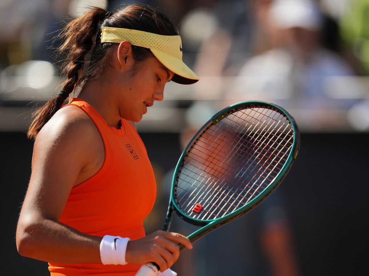 Emma Raducanu overcomes flat start to set up French Open clash with Iga Swiatek