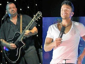 Supporting image for story: Who is this mysterious man? Peter Andre's older brother plays Wednesbury concert