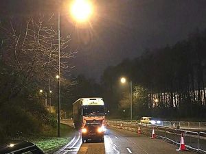 Supporting image for story: M54 drama: Driver tried to use car to stop lorry going the wrong way down the motorway