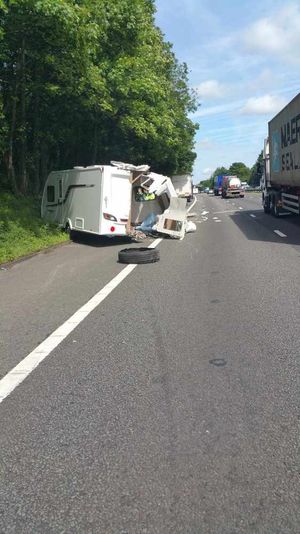 The incident happened between Junction 13 and Junction 14, picture: Shaun Looker