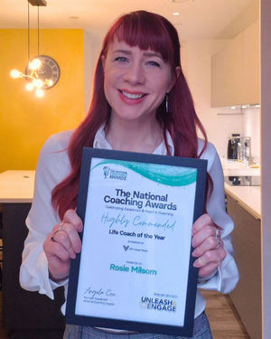 Rosie Milsom - Highly Commended Life Coach of the Year