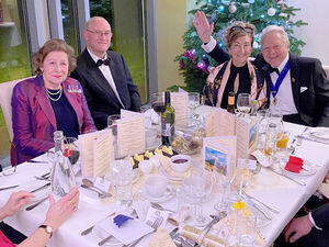 Supporting image for story: King's letter read at group's festive dinner