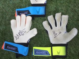 Supporting image for story: Gloves being auctioned in honour of Wolves star Carl Ikeme