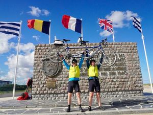 Supporting image for story: Emotional journey and great memories for West Bromwich fundraiser Blind Dave after epic ride