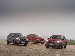 Supporting image for story: Triple test: SsangYong Korando vs Mazda CX-5 vs Hyundai Tucson