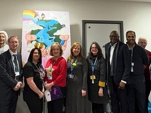 Supporting image for story: 'It has been an honour' - Walsall artist speaks of honour at having artwork displayed at NHS Trust site