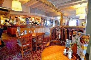 Wam welcome – inside is a classic pub style