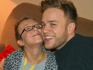 Supporting image for story: Poorly Shrewsbury schoolgirl's dreams of meeting pop star Olly Murs come true
