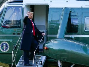 Supporting image for story: ‘It’s been a great honour,’ says Trump as he leaves White House