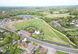 The site which hade gone up for sale near a planned new Lidl supermarket at Oxon in Shrewsbury (Halls)