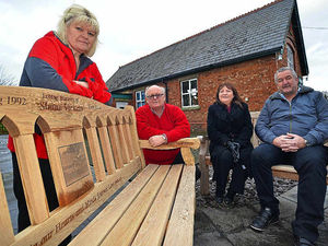 Supporting image for story: Memorial benches for Shropshire crash pair