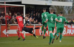 Sean Griffiths gave Whitchurch Alport an early lead but Newport Pagnell came back to win 2-1