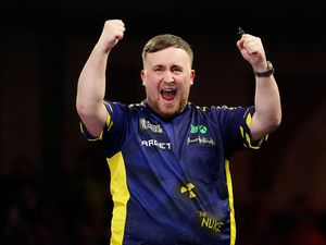 Supporting image for story: Luke Littler enjoying his darts as he takes his game to another level
