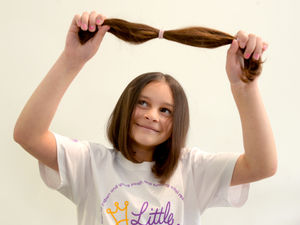 Supporting image for story: Telford schoolgirl Martha goes for the chop to support children undergoing cancer treatment