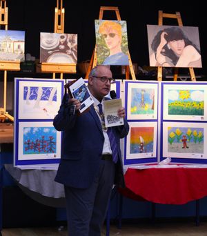 Mayor of Market Drayton Tim Manton praised the incredible work of school pupils