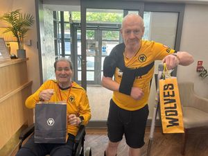 Back home and showing off their goody bags!