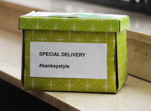The Special Delivery box which contained the note