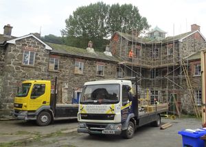 Scaffolding around the Master's House