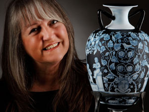 Terri Colledge with The Blue Vase