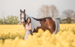 Fiona with her horse, Oliver, whom she has owned for 13 years