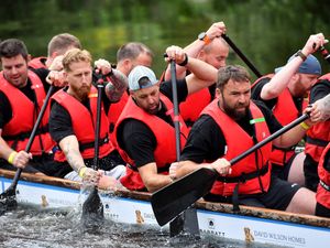 Supporting image for story: Shrewsbury dragon boat festival: 45 oar-some pictures of rowers splashing on a glorious day of racing - can you spot anyone you know?