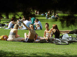 Supporting image for story: Work or enjoy the sunshine? The student dilemma