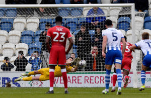 Jackson Smith saves from the spot