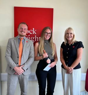 Sales Director Chris Kemp, alongside Branch Principal of Worcestershire Hannah Tolley, and Managing Director, Dawn Clarke.