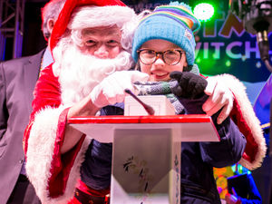 Supporting image for story: Bigger, brighter and better than ever: Newport Christmas light switch-on sees town filled with thousands of visitors