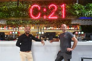 Lee Ozturk and Andy Morgan at C21