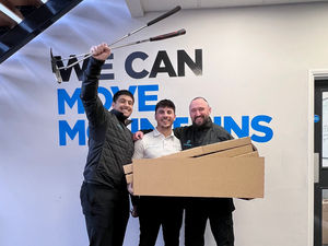 Supporting image for story: Hole in one as Lesters and Loughborough University deliver new Boccia ramp and golf game