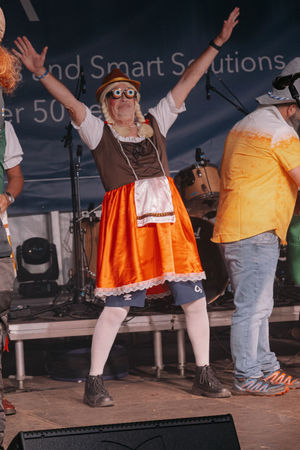 The fancy dress competition provided plenty of entertainment. Picture: Bright G