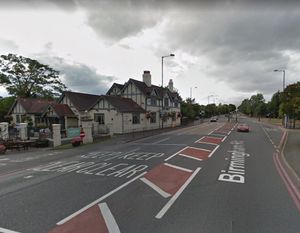 Birmingham Road near The Bell pub where the crash happened. Picture: Google
