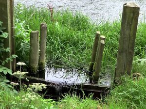 Supporting image for story: Project at brook aimed at reducing the flood risk to homes, businesses and roads continues